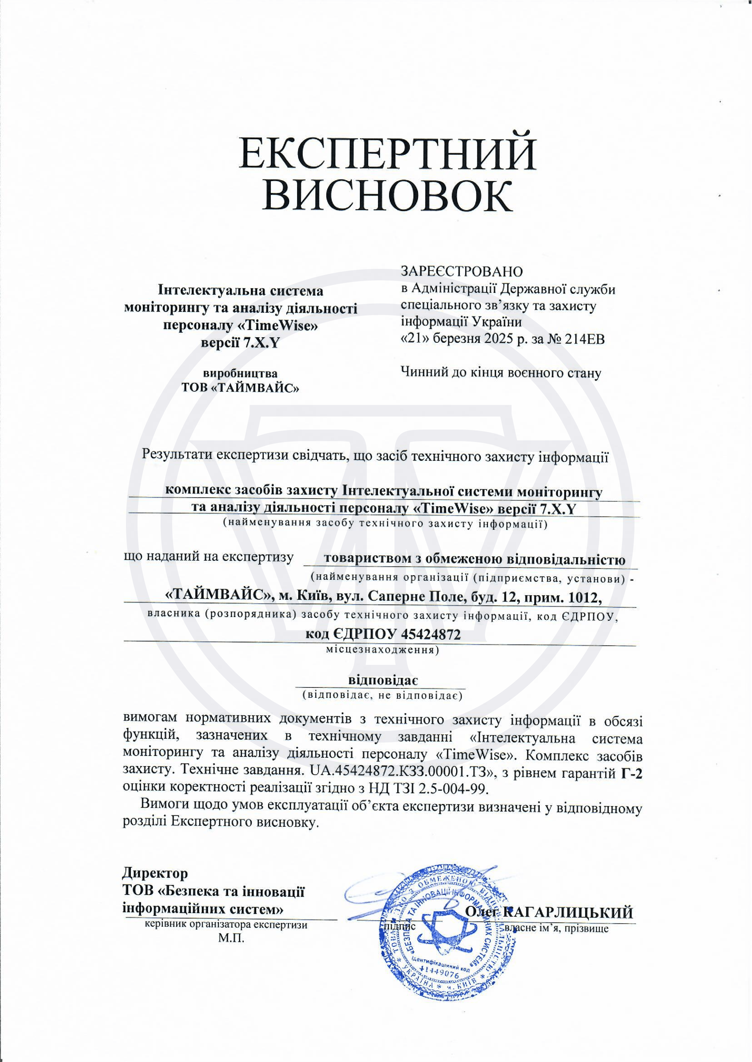 Експертний висновок